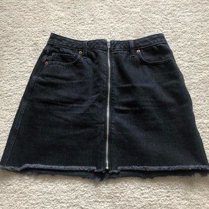 Abercrombrie & Fitch Black Jean Skirt